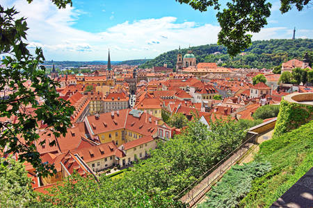 Roofs in Prague