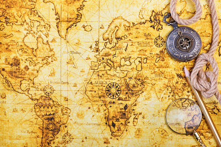 Different objects on the map