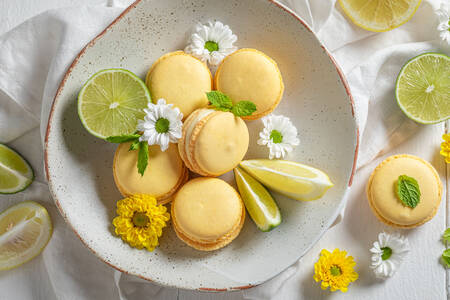 Macarons lemon