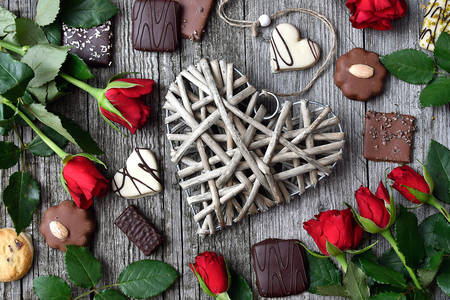 Valentine's Day festive background