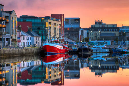 Bateaux de pêche à Galway