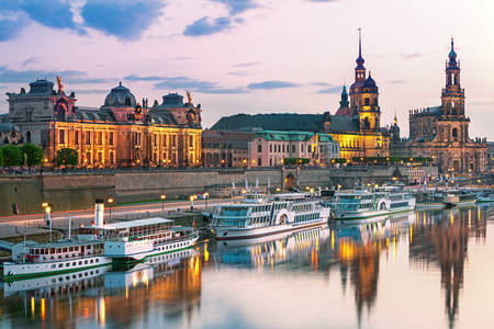 View of Brühl's Terrace