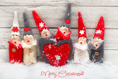 Duendes brinquedos de natal