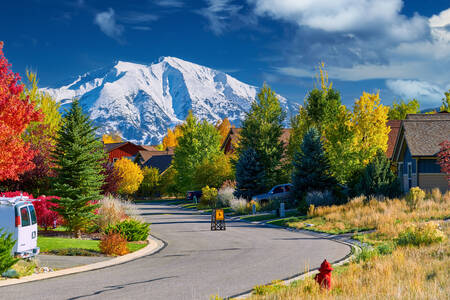 Pemandangan Gunung Sopris
