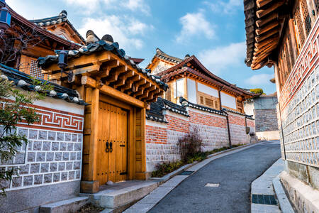 Aldeia coreana tradicional
