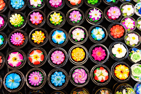 Thai soap flowers