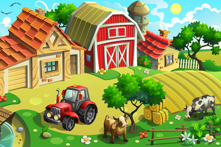 Farm tractor