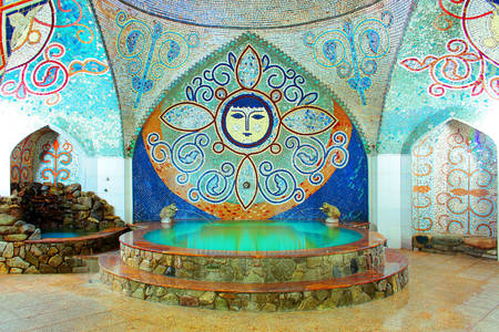 Interior in the sulfur baths of Tbilisi