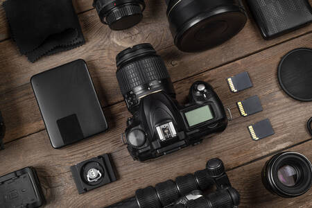 Camera and equipment