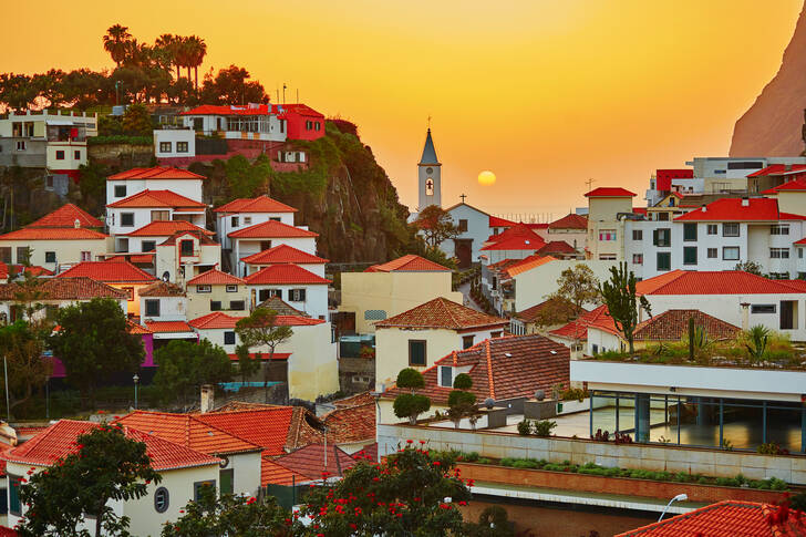 Camara de Lobos at sunset