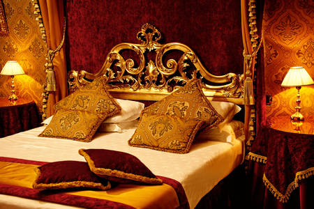 Royal bedroom interior