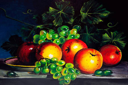 Still life with fruit