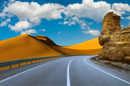 Road in the desert