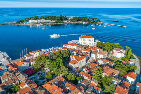 Pogled na grad Poreč