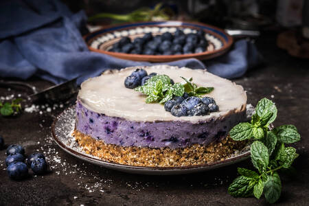 Blueberry cheesecake