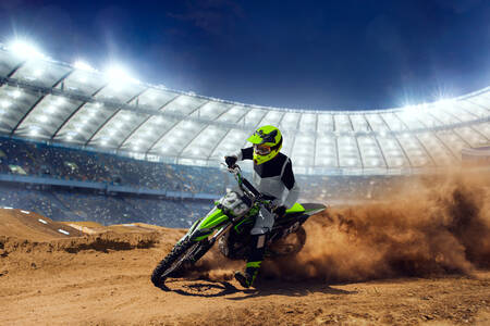 Motocross racer