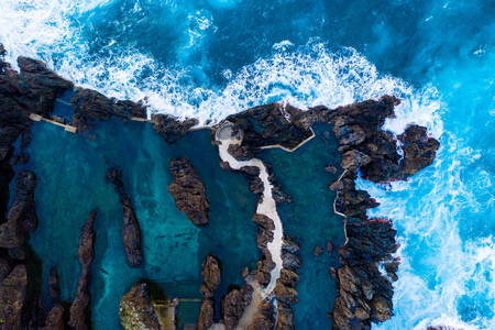 Lava pools of Porto Moniz