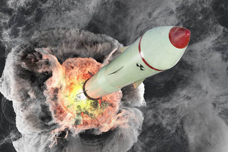 Lançamento de míssil nuclear