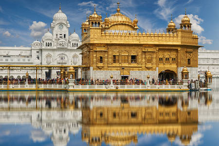 Pogled na hram Harmandir Sahib